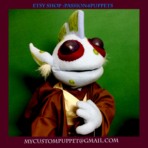 PASSION 4 PUPPETS New star wars inspired Alien puppet CUSTOM PUPPET