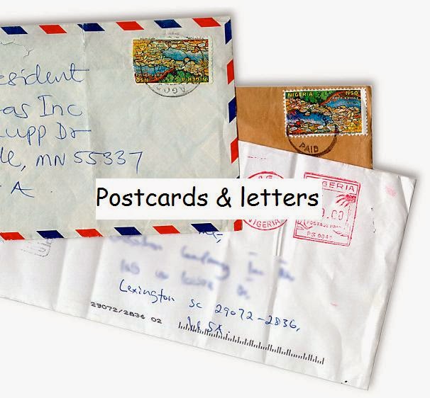 postcards & letters