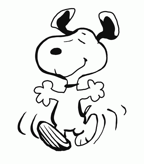 Snoopy Dog Coloring Pages To Kids