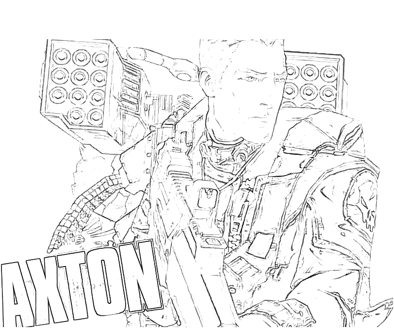 Borderlands 2 Axton Full Weapon | Surfing