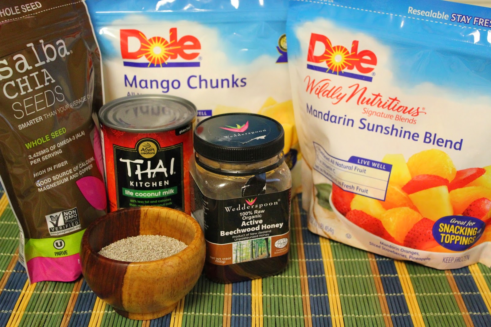 Nutritious Feast Tropical Chia Pudding with DOLE Frozen Fruit