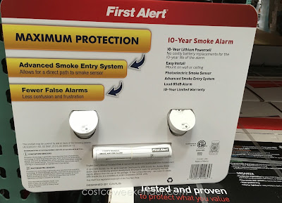Keep your family safe with First Alert Atom 10-year Smoke and Fire Alarms