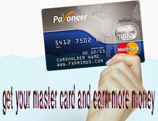 get your master card its free