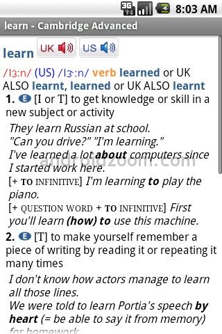Cambridge advanced learner
