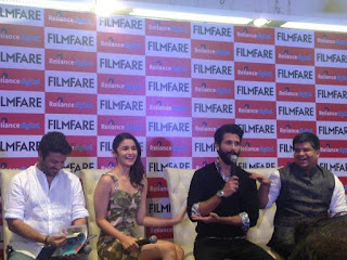 Filmfare Shaandaar cover unveiled by Shahid Kapoor & Alia Bhatt event photos