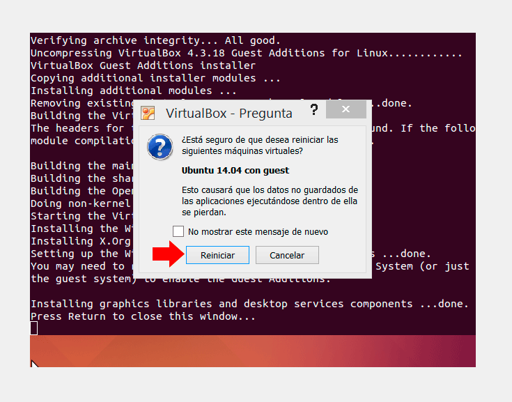 instalar guest additions en ubuntu 14.04 paso 5