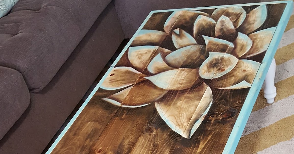 The Rusty Door Stain Art Coffee Table