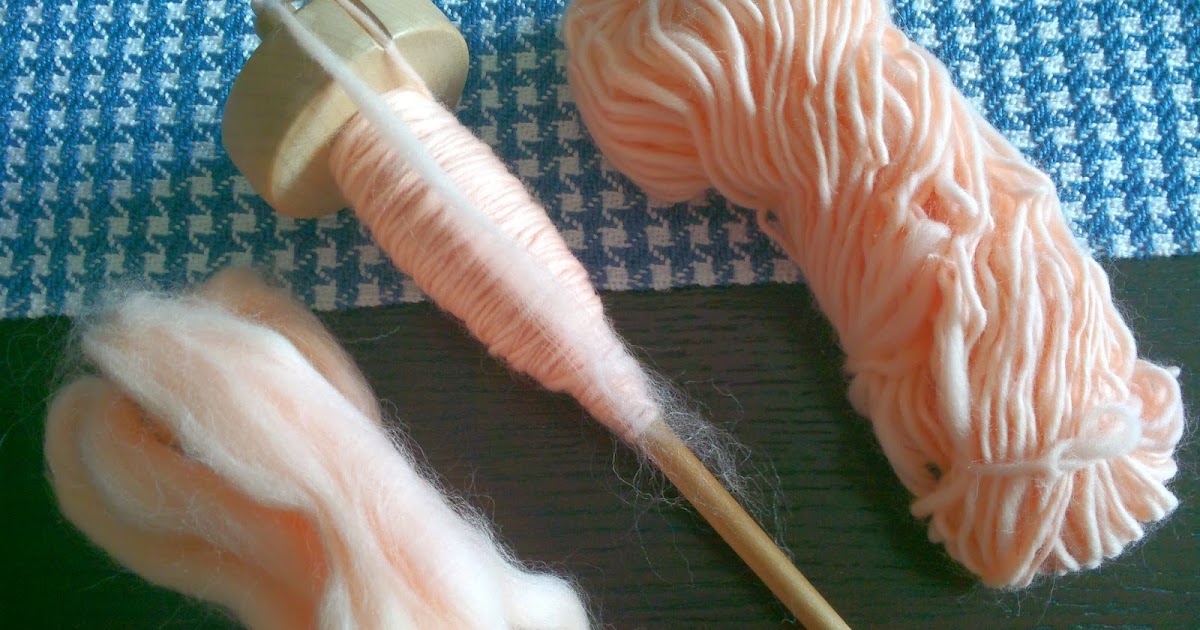 Weaving, knitting, crocheting... Spinning singles