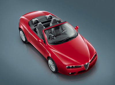 Luxury Red Alfa Romeo Spider