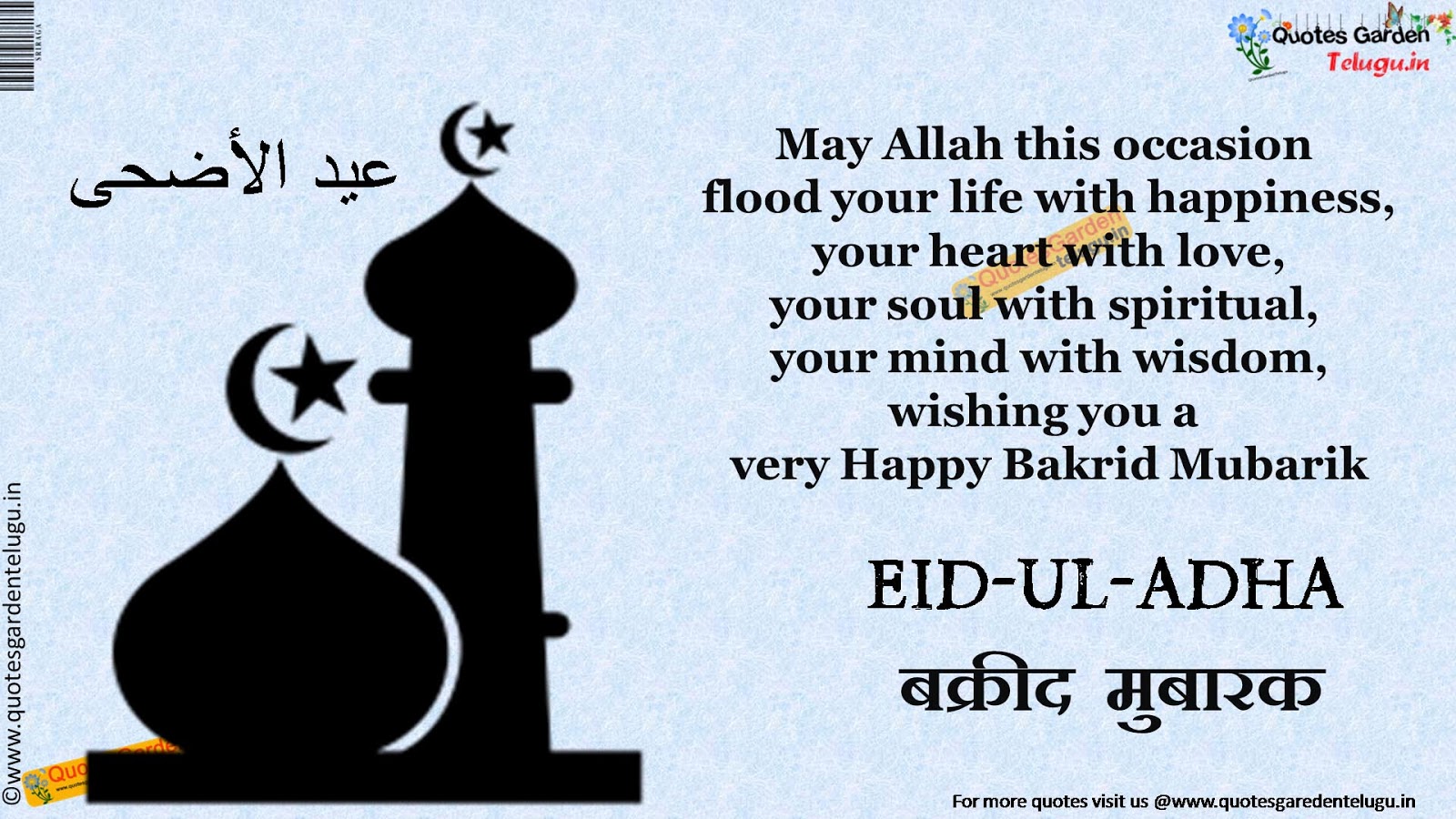 Best Bakrid 2015 Greetings Wishes Quotes Hindi 1136 | QUOTES ...