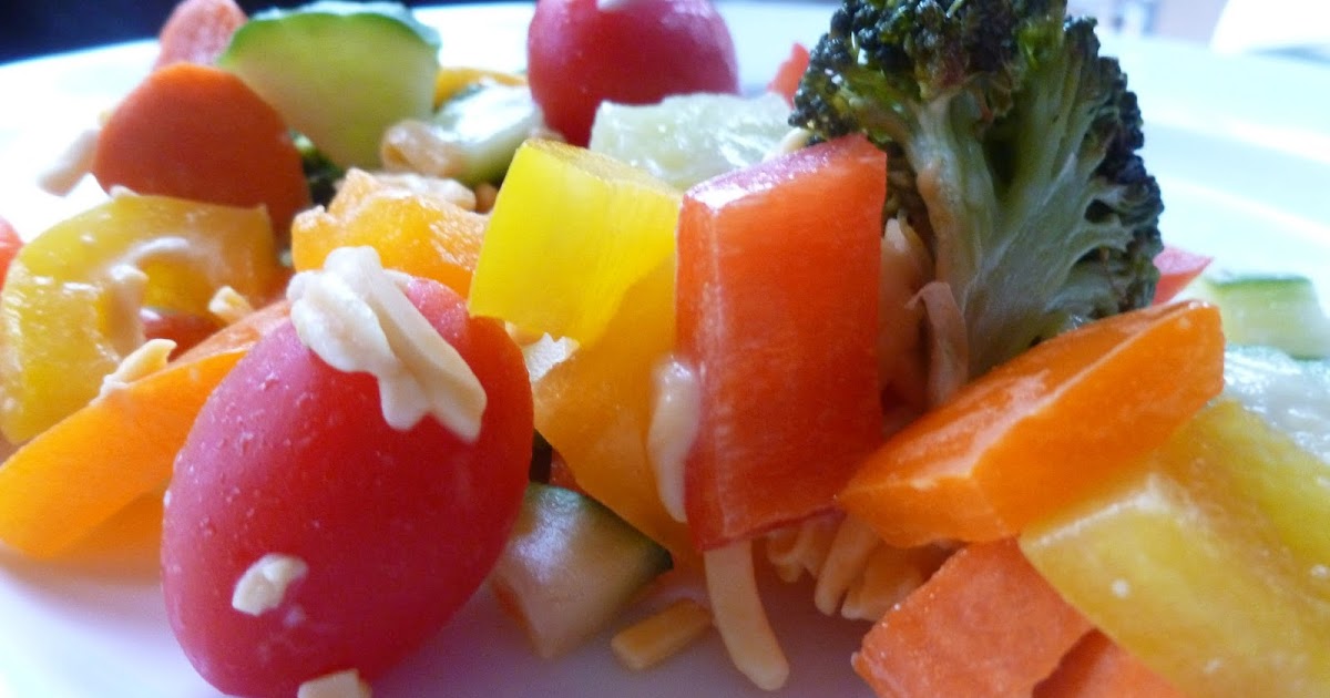 Mommy Plus Two No Lettuce Salad with an easy Vinaigrette