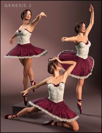 3d Models - Ballerina Outfit, Ballet Poses, Outfit Textures and all of them in a bundle 3d Models - Ballerina Outfit, Ballet Poses, Outfit Textures and all of them in a bundle