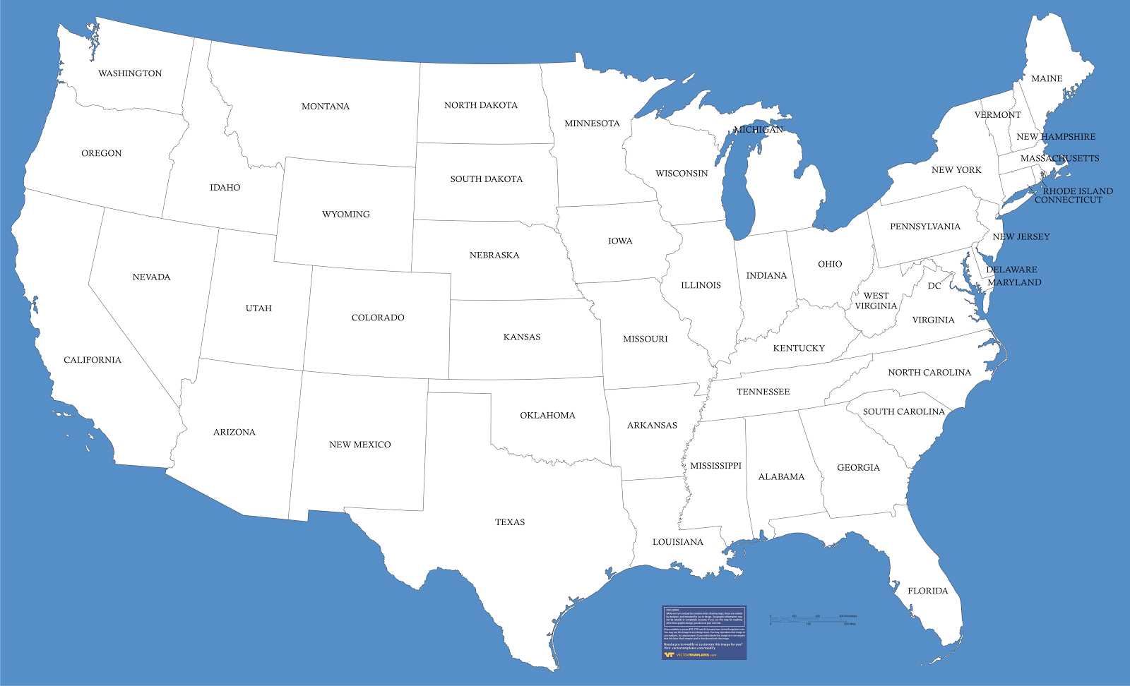 U.S. Map 1