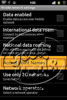 Android Access Point Settings Android Access Point Settings