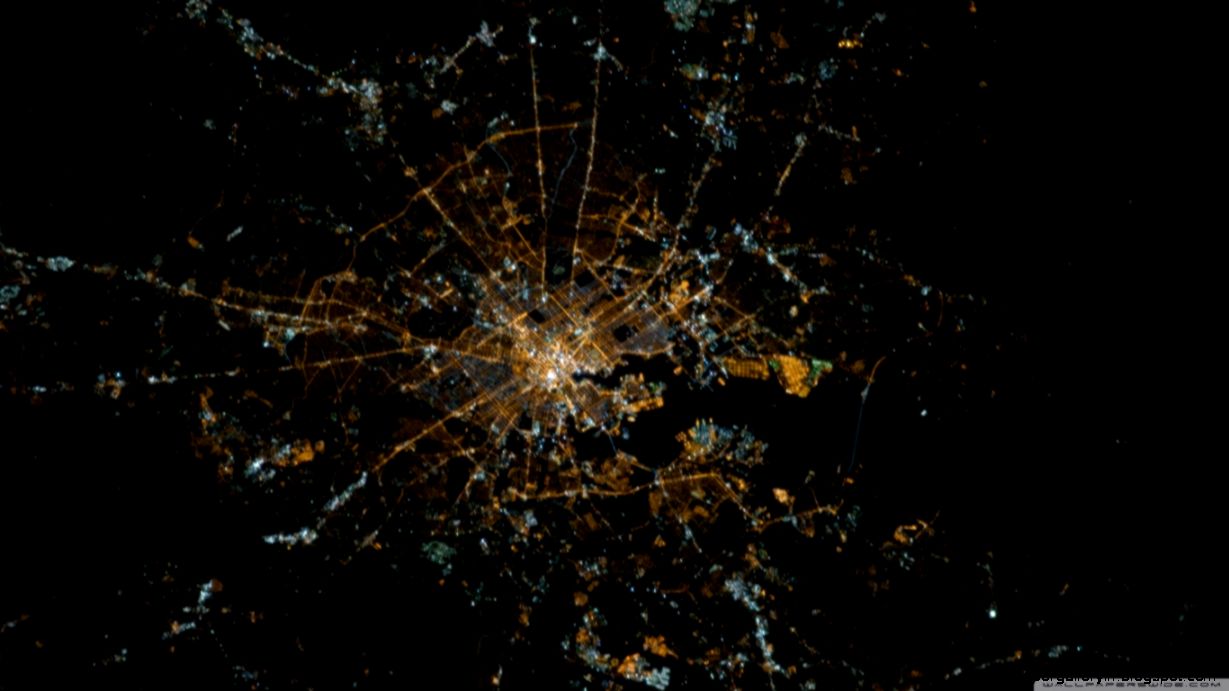 Baltimore Maryland at Night Nasa International Space Station Baltimore Maryland at Night Nasa International Space Station