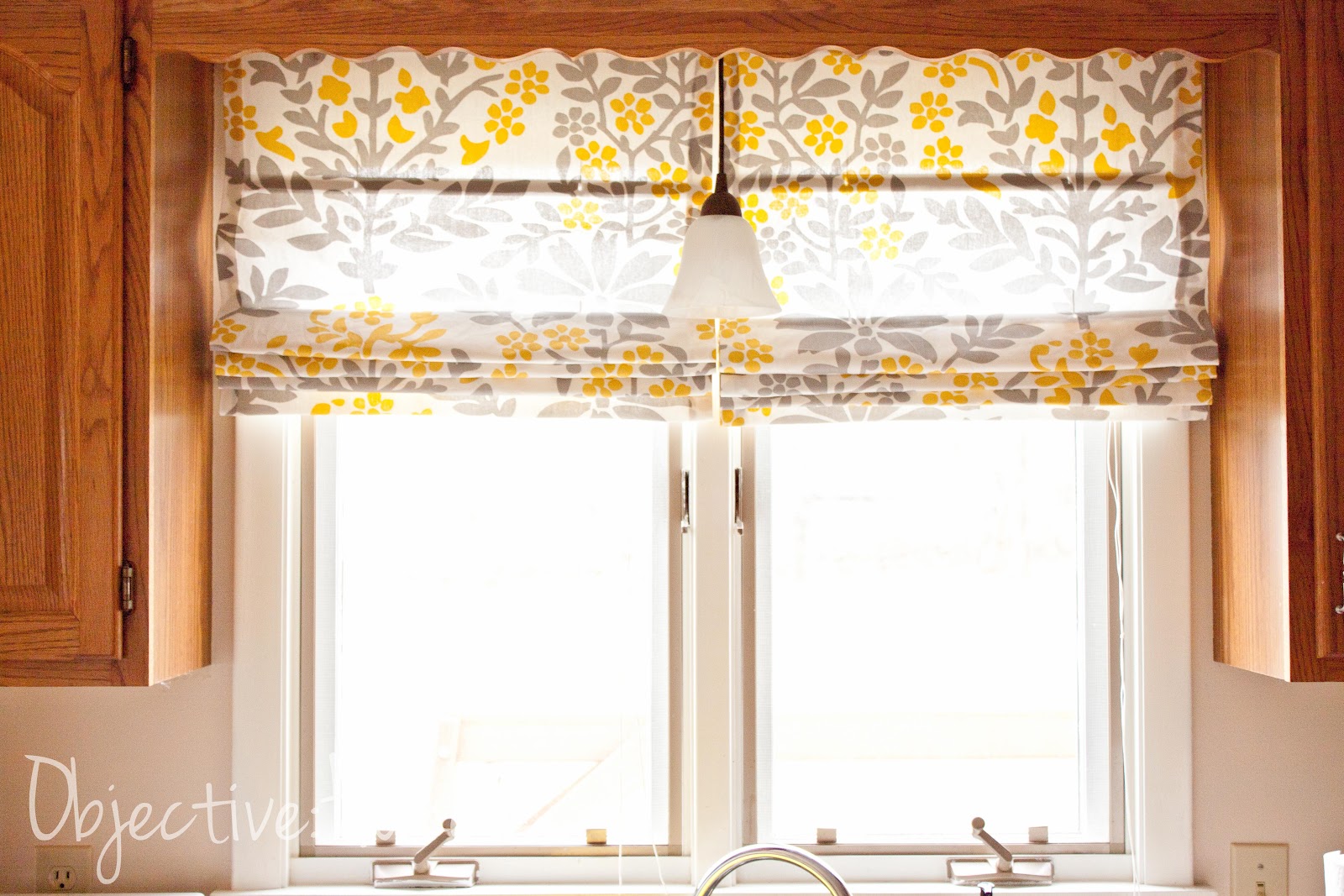 roman blinds sew easy shades roller diy pre fabric window mini curtains kitchen objectivehome blind shade really making windows homemade