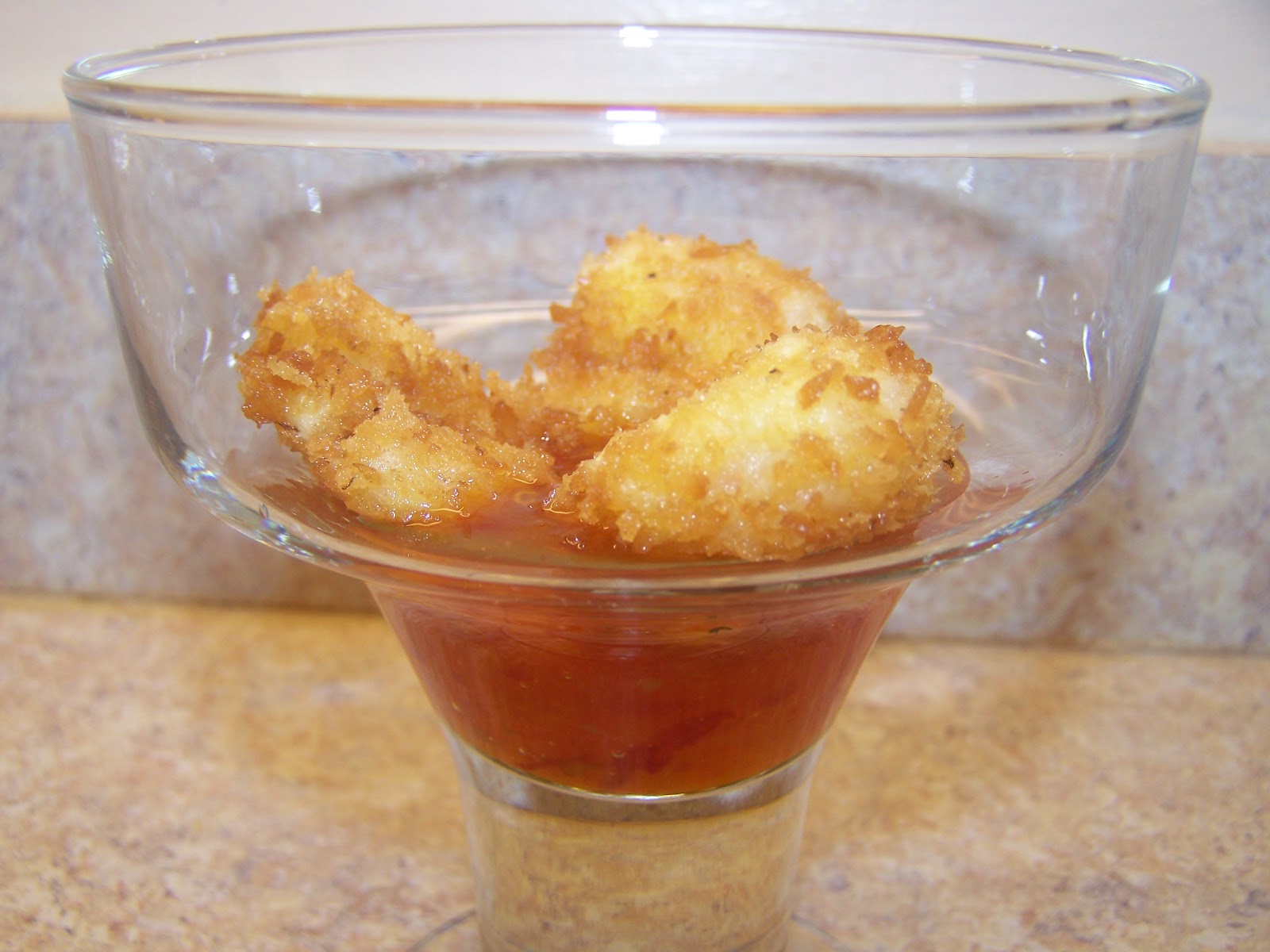 Little Mommy, Big Appetite Coconut Shrimp with Sweet Chili Apricot Sauce