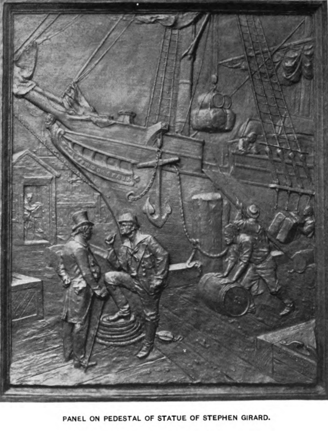 Philly & Stuff Unveiling of Stephen Girard Statue, West Plaza, Philadelphia City Hall, 1897