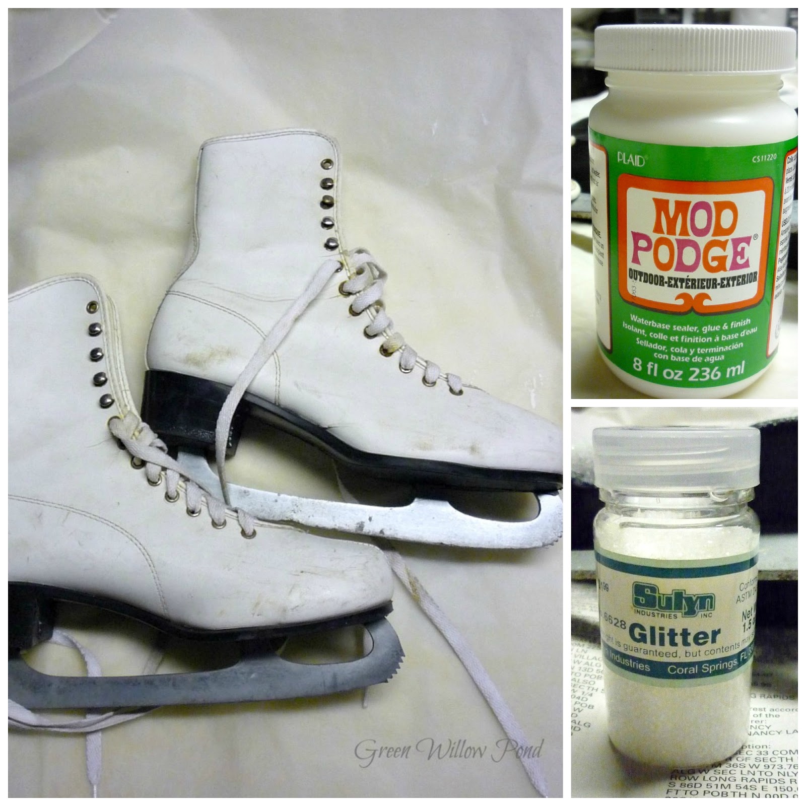 Green Willow Pond Repurpose Old Ice Skates