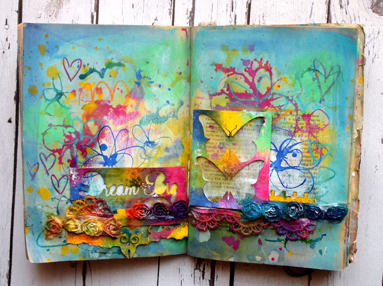 DSC_4938.JPG (1600×1194) Art journal pages, Art journal techniques, Art journal