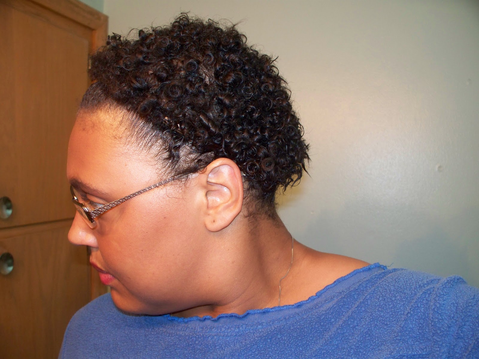 Jen Going Natural First attempt at brush coils