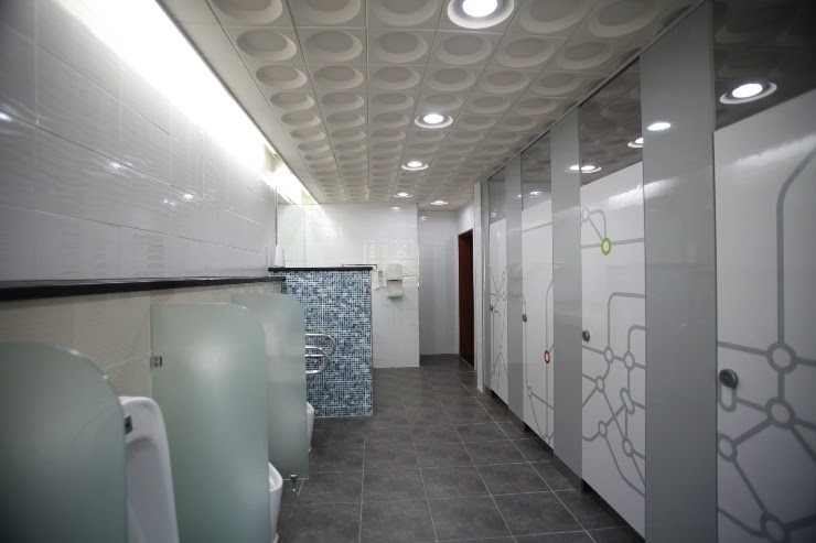 Restroom Revolution: The restroom of university, It is wearing design.
