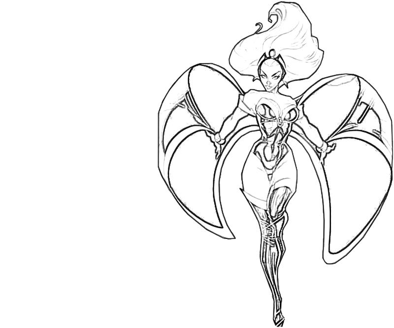 printable-ororo-munroe-beautiful_coloring-pages