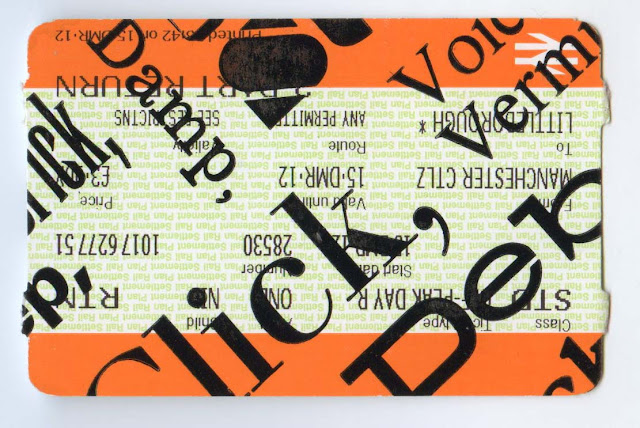 letterpress, train tickets, maps, tradition, text, type, graphic design, mmu, manchester school of art, urban exploring, seeing the city differently, psychogeography, situationist art