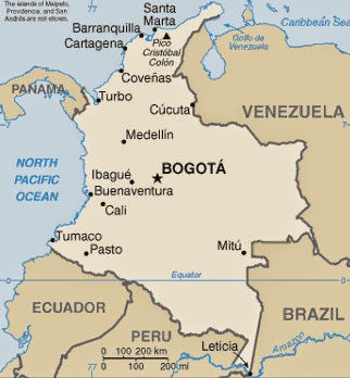 Kaartje Colombia