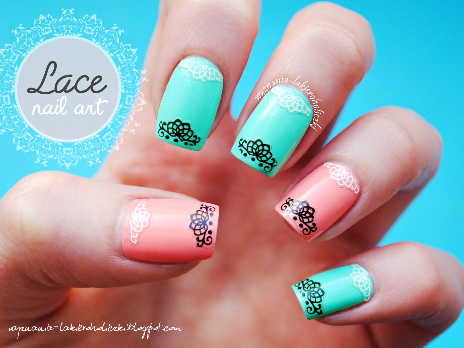 1. Easy DIY Lace Nail Art Tutorial - wide 5