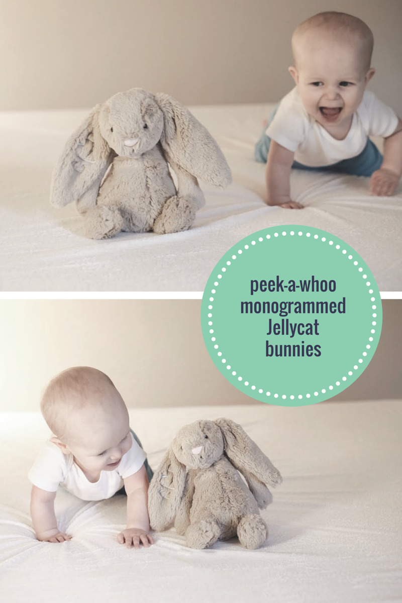 Meaghan Grable Peekawhoo Monogrammed Jellycat Bunnies {with discount