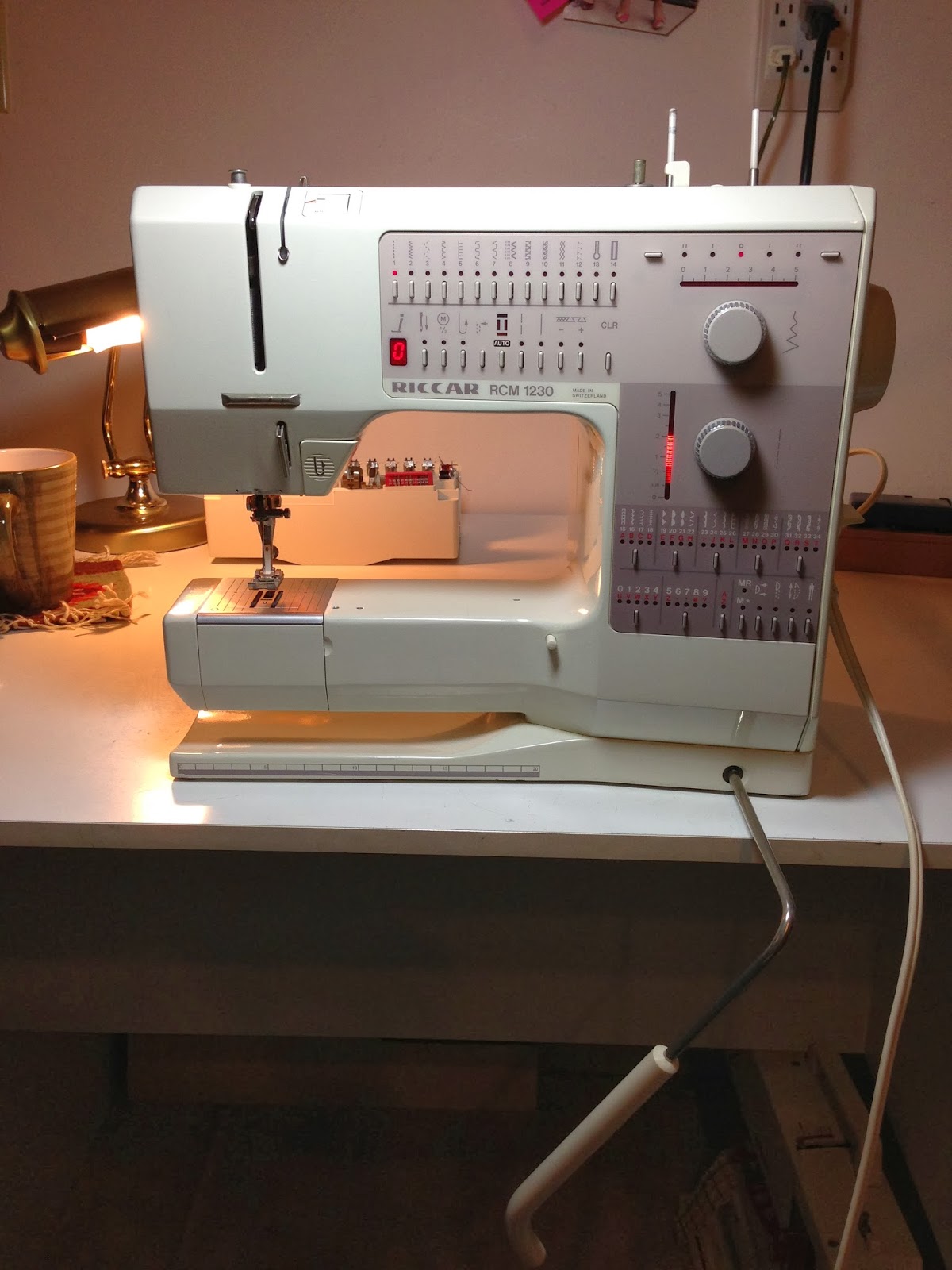 Urban Recyclist: Bernina 1230 (aka Riccar RCM 1230) : World Traveler