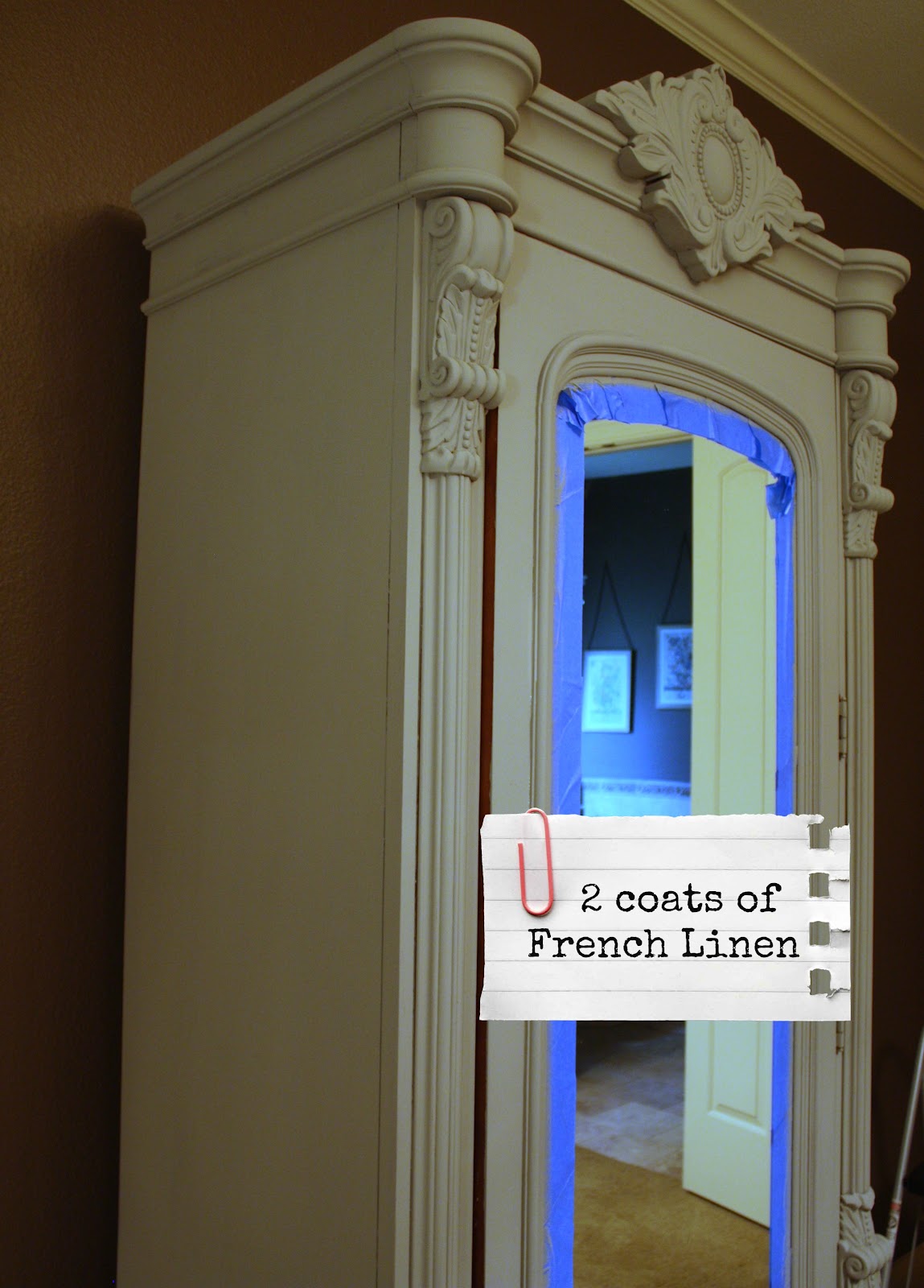 All Things Beautiful Armoire {Painted Furniture} Makeover