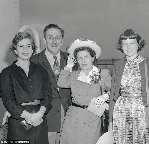 What Did Walt Disney and Sharon Disney Look Like  in 1959 