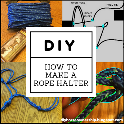 Do It Yourself Horse Ownership -- How to make a rope halter for horses