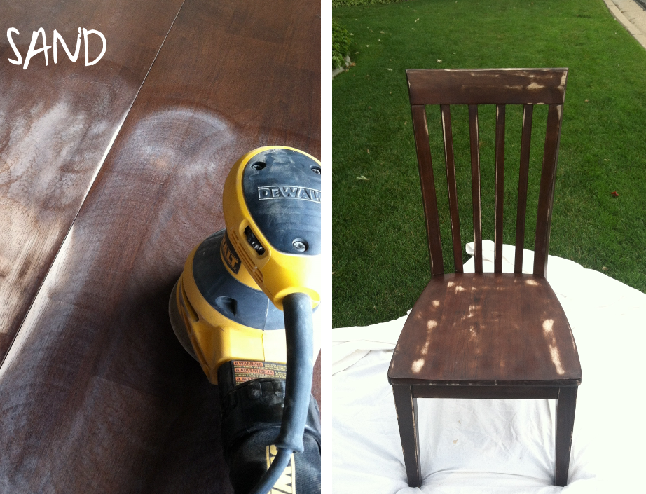 How to Stain and Paint Your Kitchen Table Twist Me Pretty