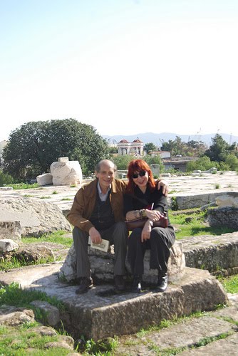 Amalia and Yorgos at Elefsis 2009