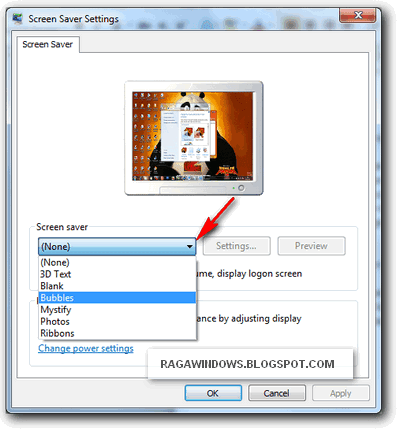Ragam Windows Cara Mengaktifkan Screen Saver Di Windows 7