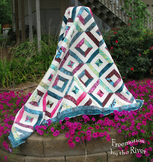 Petunia Strings quilt Petunia Strings quilt