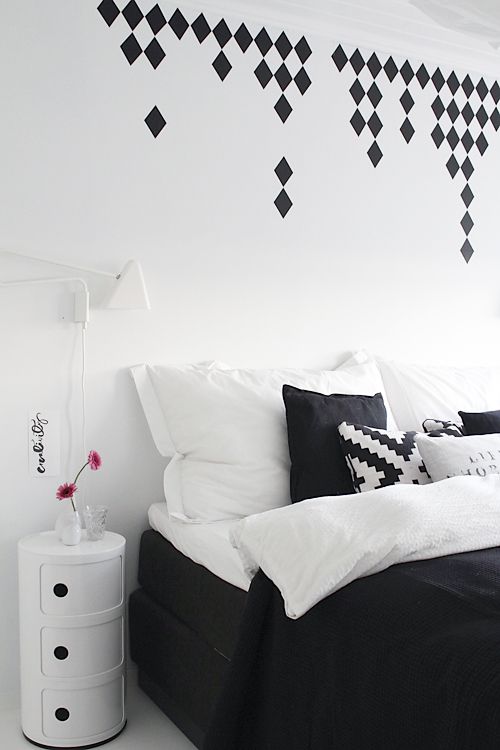 Habitación en blanco y negro Habitación en blanco y negro