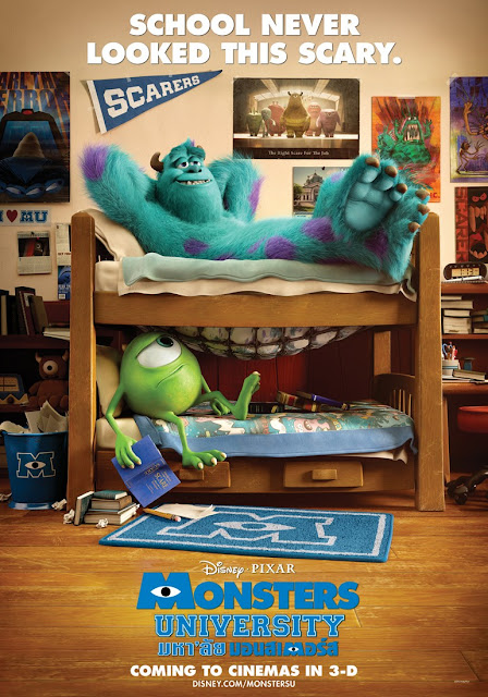 Monsters University 2013 Movie Poster