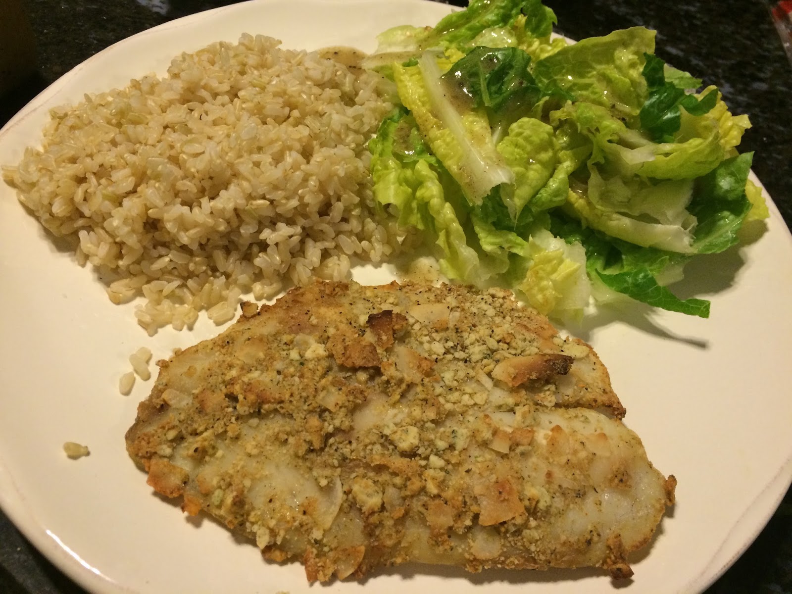I V E Y D E E Foodie in the Kitchen Crispy Baked Coconut Tilapia