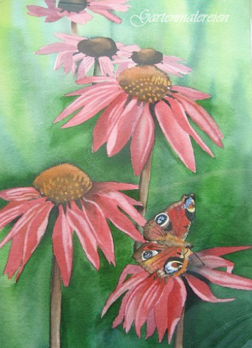 Gartenmalereien: Malmotive im August