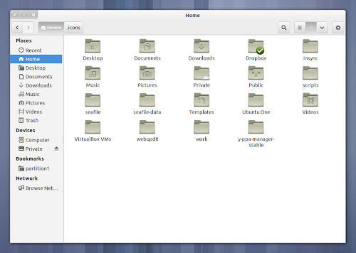 gnome 3.6 folder icons