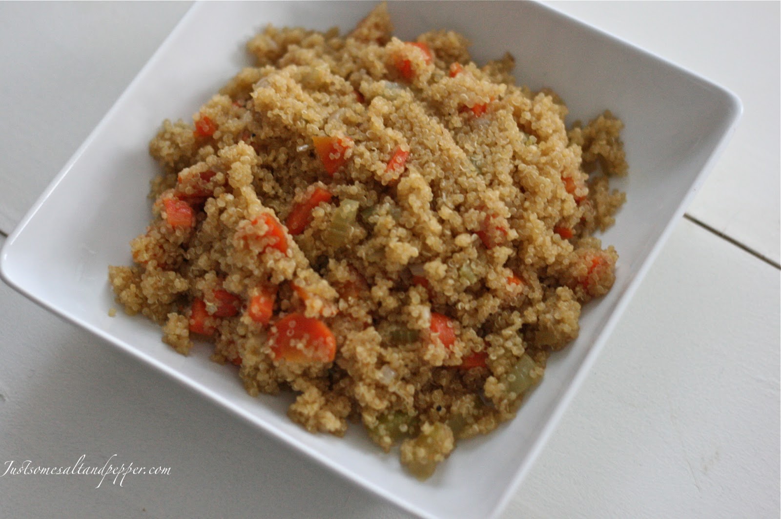 Just Some Salt and Pepper Quinoa Pilaf