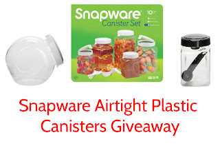Snapware Airtight Plastic Canisters Giveaway