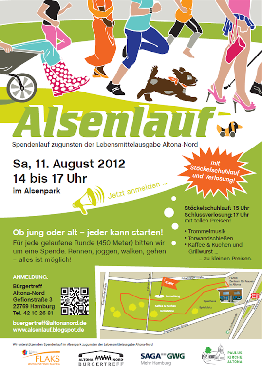 Das Plakat zum Alsenlauf