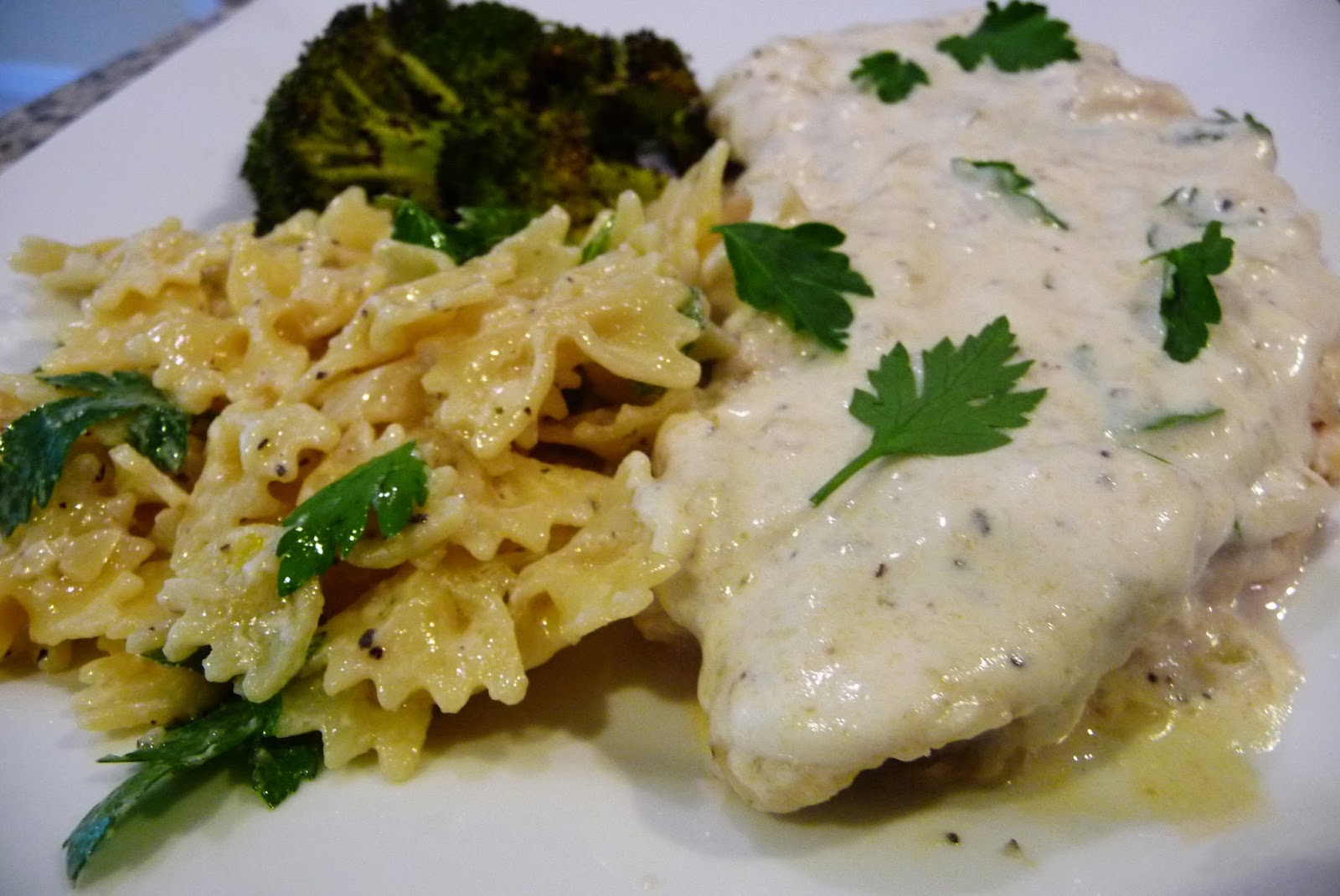 Cocina Facil Pollo en Salsa Alfredo