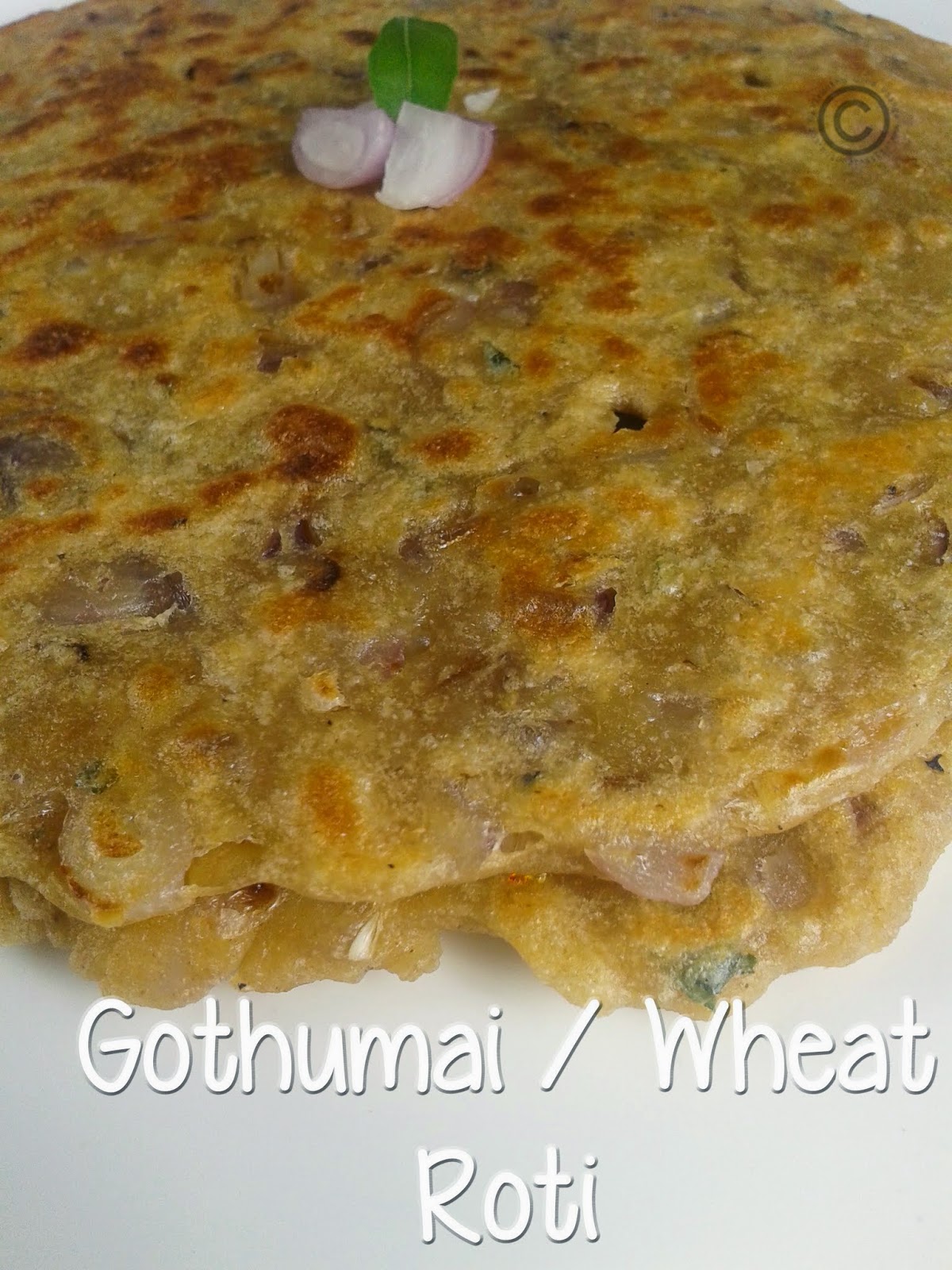 VIRUNTHU UNNA VAANGA GOTHUMAI / WHEAT ROTI I HEALTHY TIFFIN RECIPES