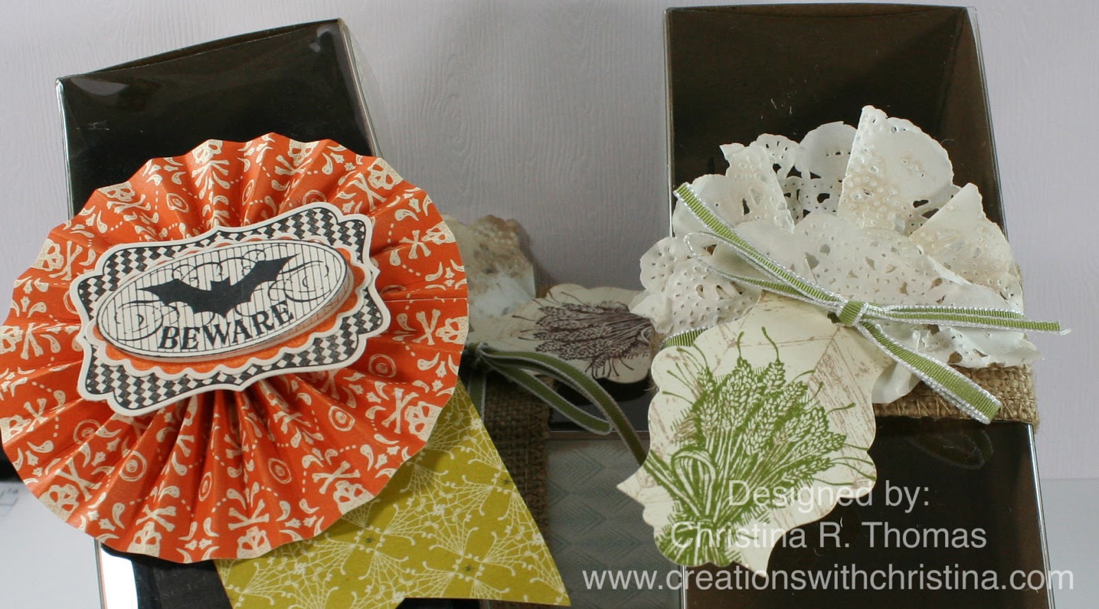 Creations with Christina {Video} Fall Gift Boxes